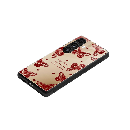 All Mine stylish phone case for samsung galaxy s24 fe | glossy glass and slim fit
