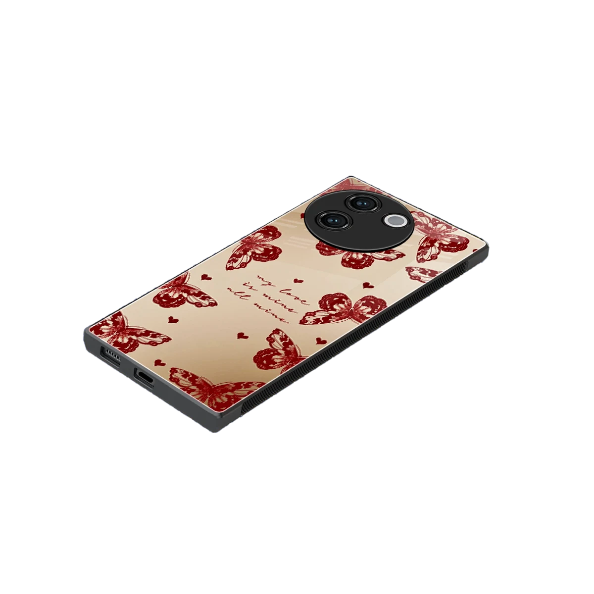 All Mine stylish phone case for vivo v30e | glossy glass and slim fit