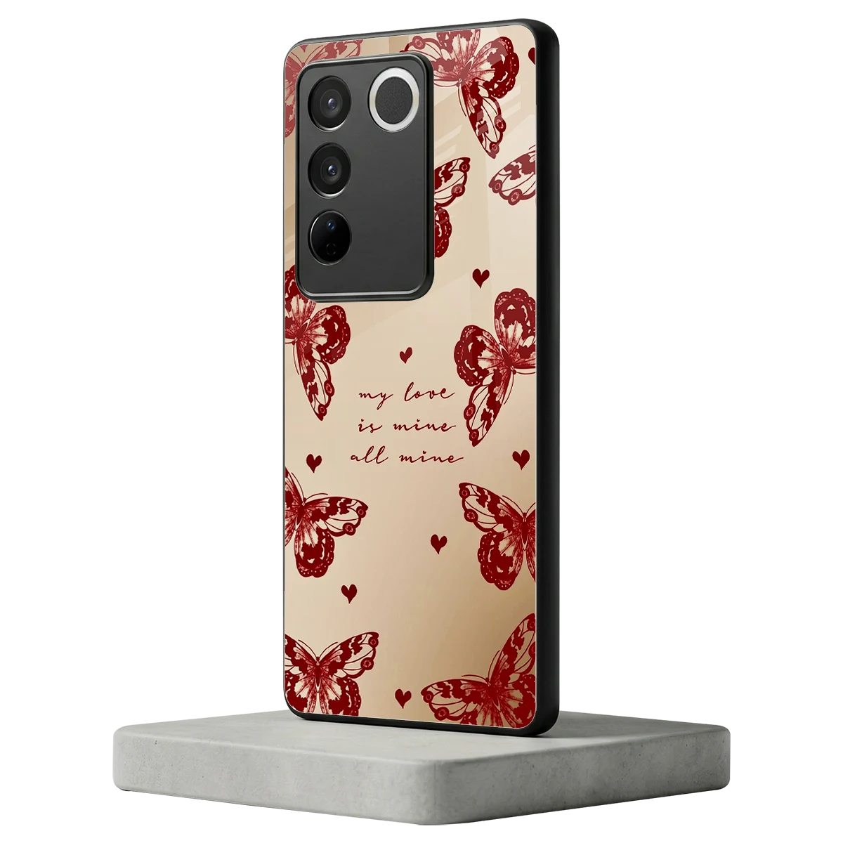All Mine vivo v27 5g mobile cover | shockproof glass phone case