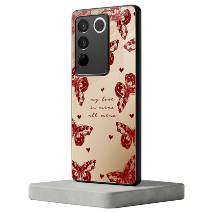 All Mine vivo v27 5g mobile cover | shockproof glass phone case