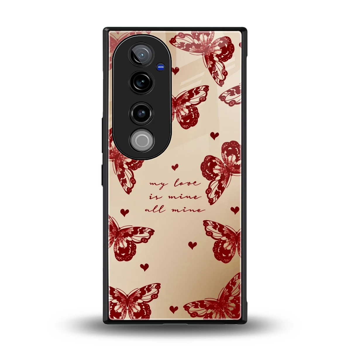 All Mine back phone cover | glass case for vivo v40 pro