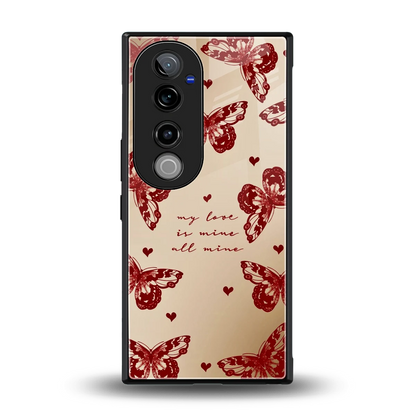 All Mine back phone cover | glass case for vivo v40 pro