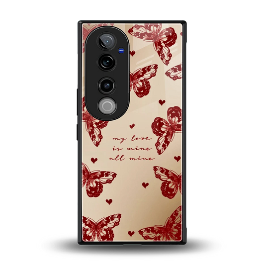 All Mine back phone cover | glass case for vivo v40 pro