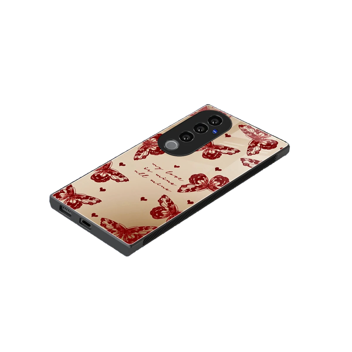 All Mine stylish phone case for vivo v40 pro | glossy glass and slim fit