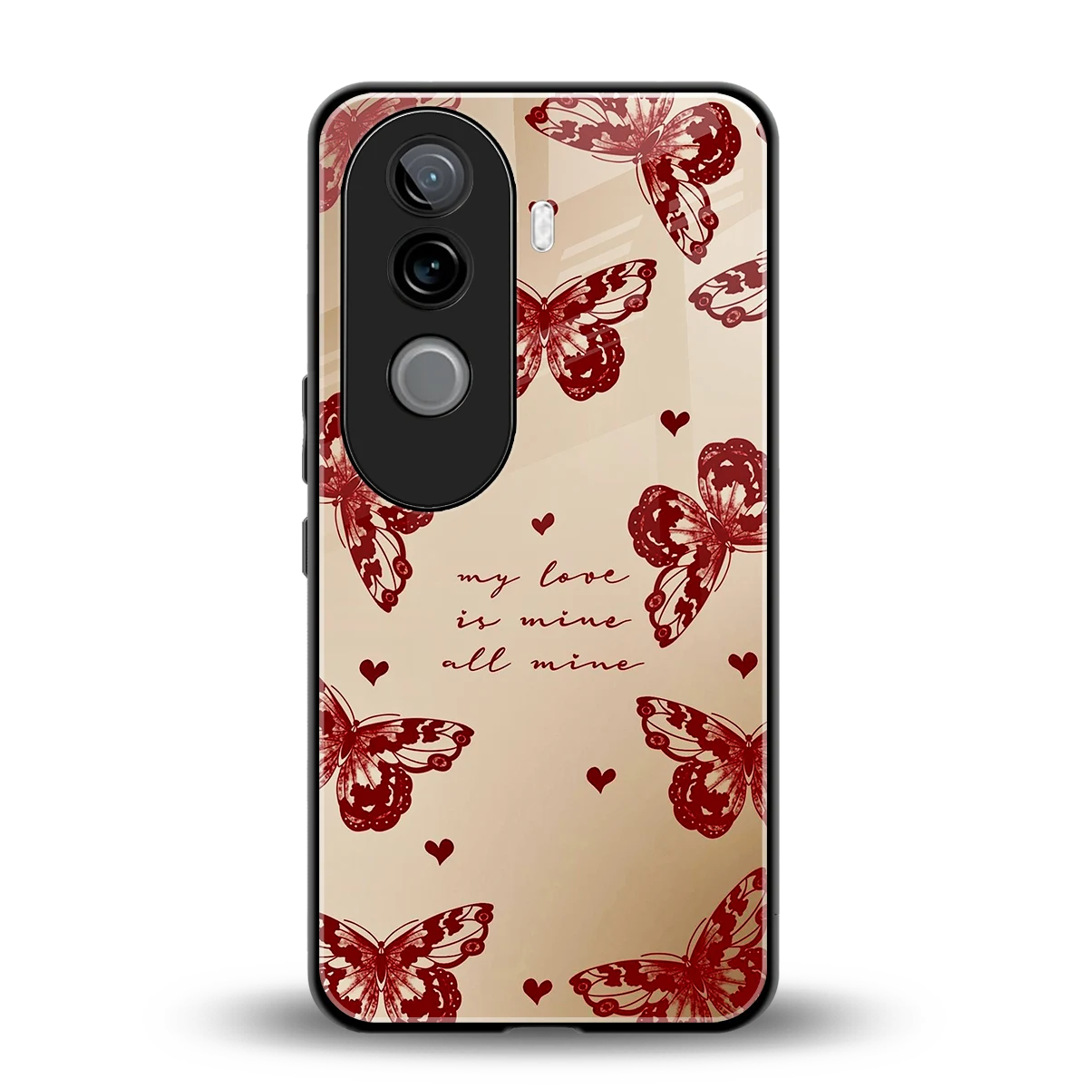 All Mine back phone cover | glass case for vivo v40e