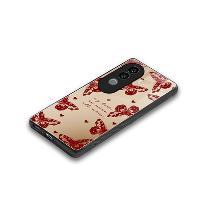 All Mine stylish phone case for vivo v40e | glossy glass and slim fit