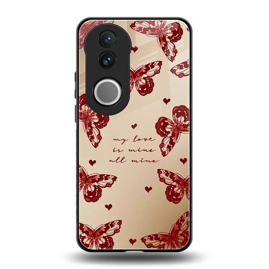 All Mine back phone cover | glass case for vivo v50