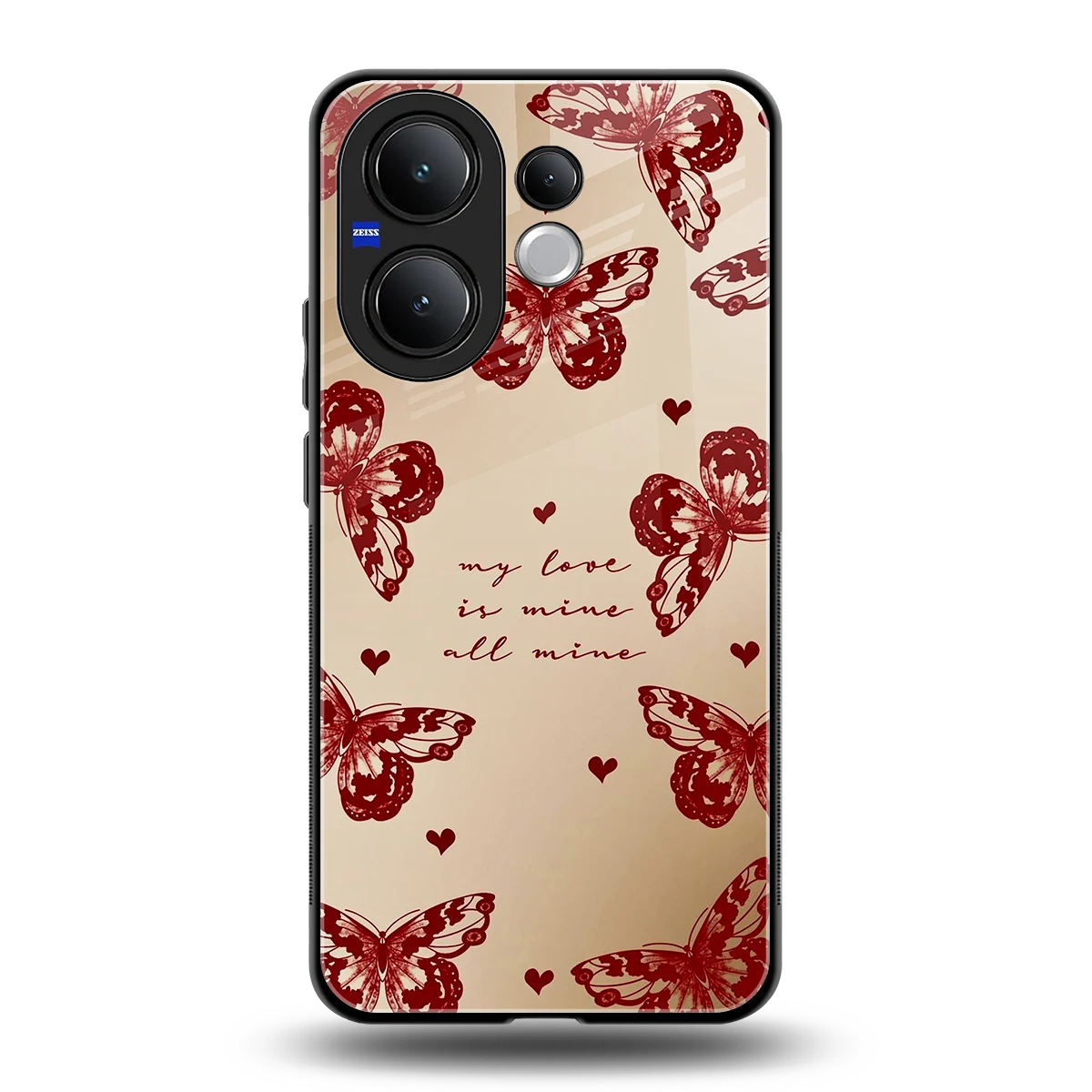 All Mine back phone cover | glass case for vivo v60