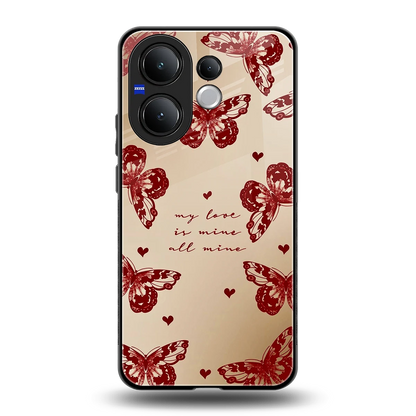 All Mine back phone cover | glass case for vivo v60