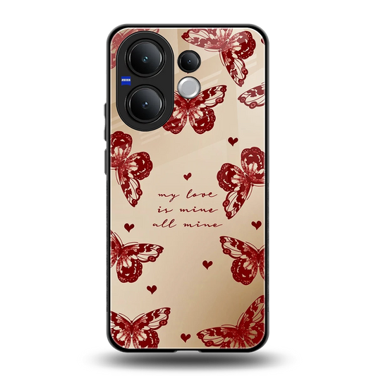 All Mine back phone cover | glass case for vivo v60