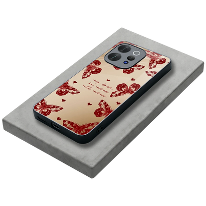 All Mine stylish phone case for vivo v70 | glossy glass and slim fit