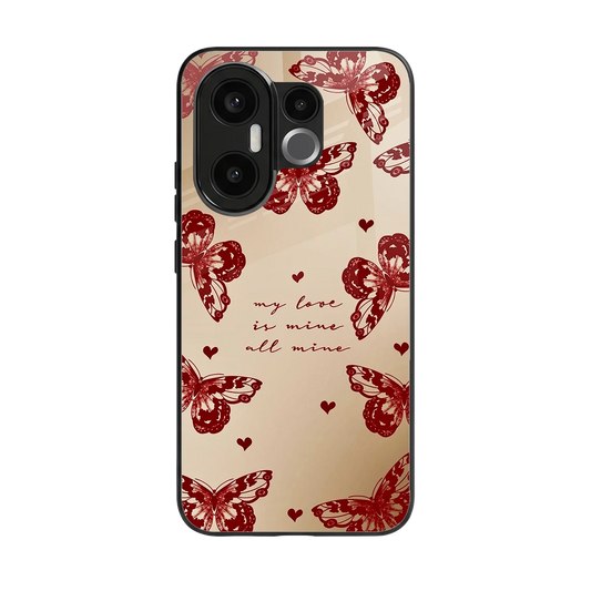 All Mine back phone cover | glass case for vivo x200 fe
