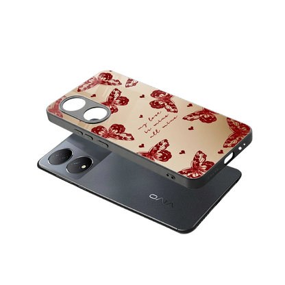 All Mine sleek Vivo-y100 cover with tempered glass back and TPU edges