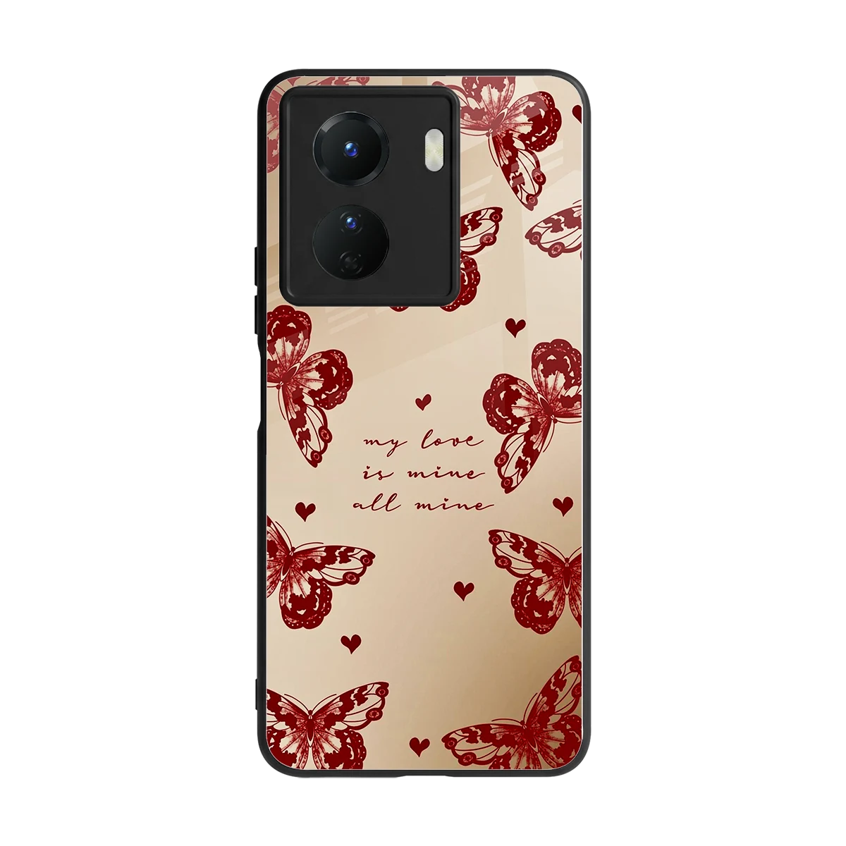 All Mine back phone cover | glass case for vivo y16