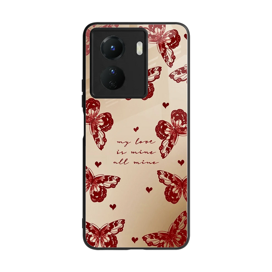 All Mine back phone cover | glass case for vivo y16