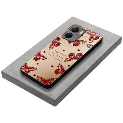 All Mine stylish phone case for vivo y16 | glossy glass and slim fit