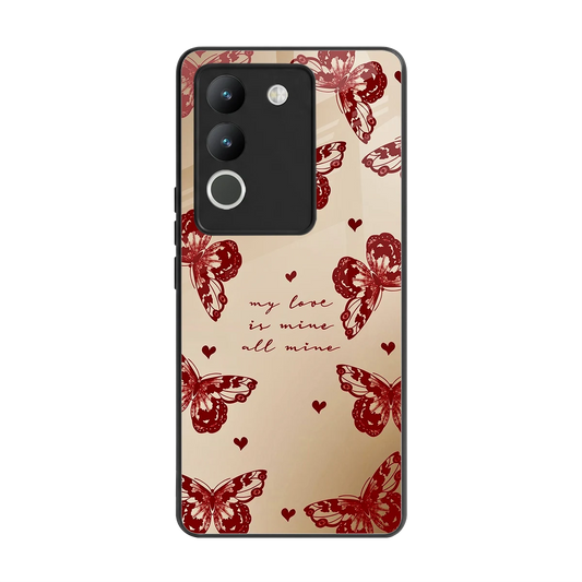 All Mine back phone cover | glass case for vivo y200 5g