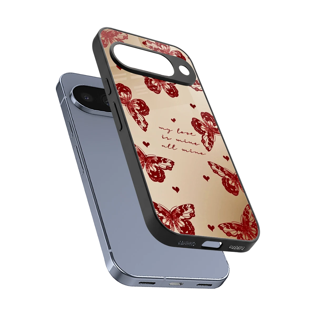 All Mine sleek google pixel 10 cover with tempered glass back and TPU edges