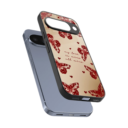 All Mine sleek google pixel 10 cover with tempered glass back and TPU edges