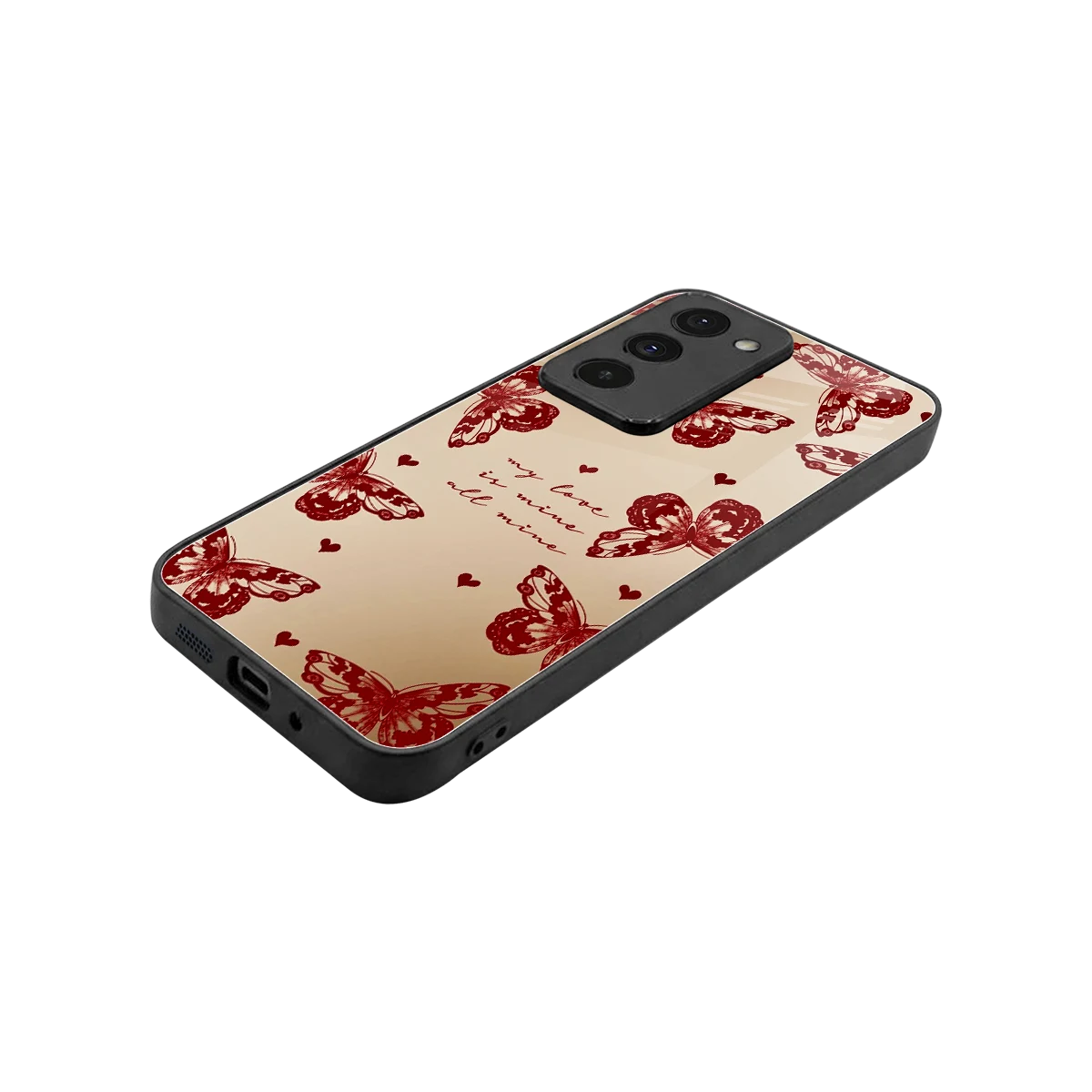 All Mine stylish phone case for redmi 15 5g | glossy glass and slim fit
