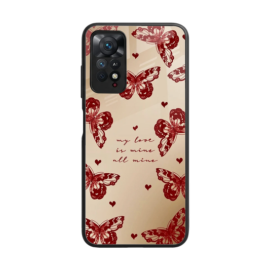All Mine back phone cover | glass case for redmi note 11 pro