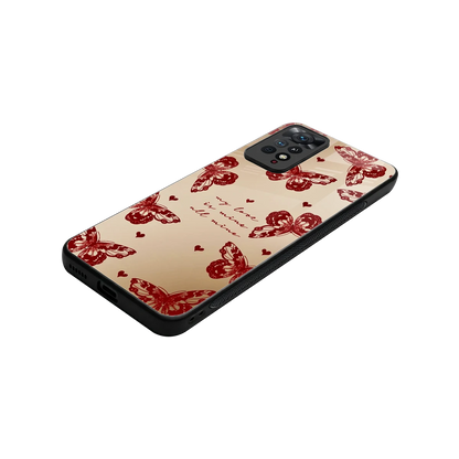 All Mine stylish phone case for redmi note 11 pro | glossy glass and slim fit