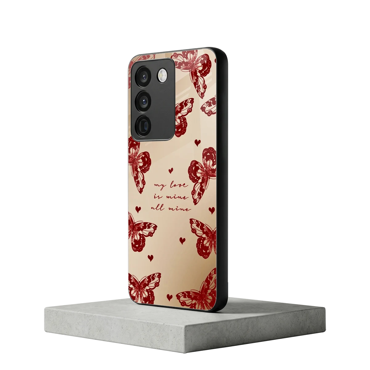 All Mine vivo y200 5g mobile cover | shockproof glass phone case