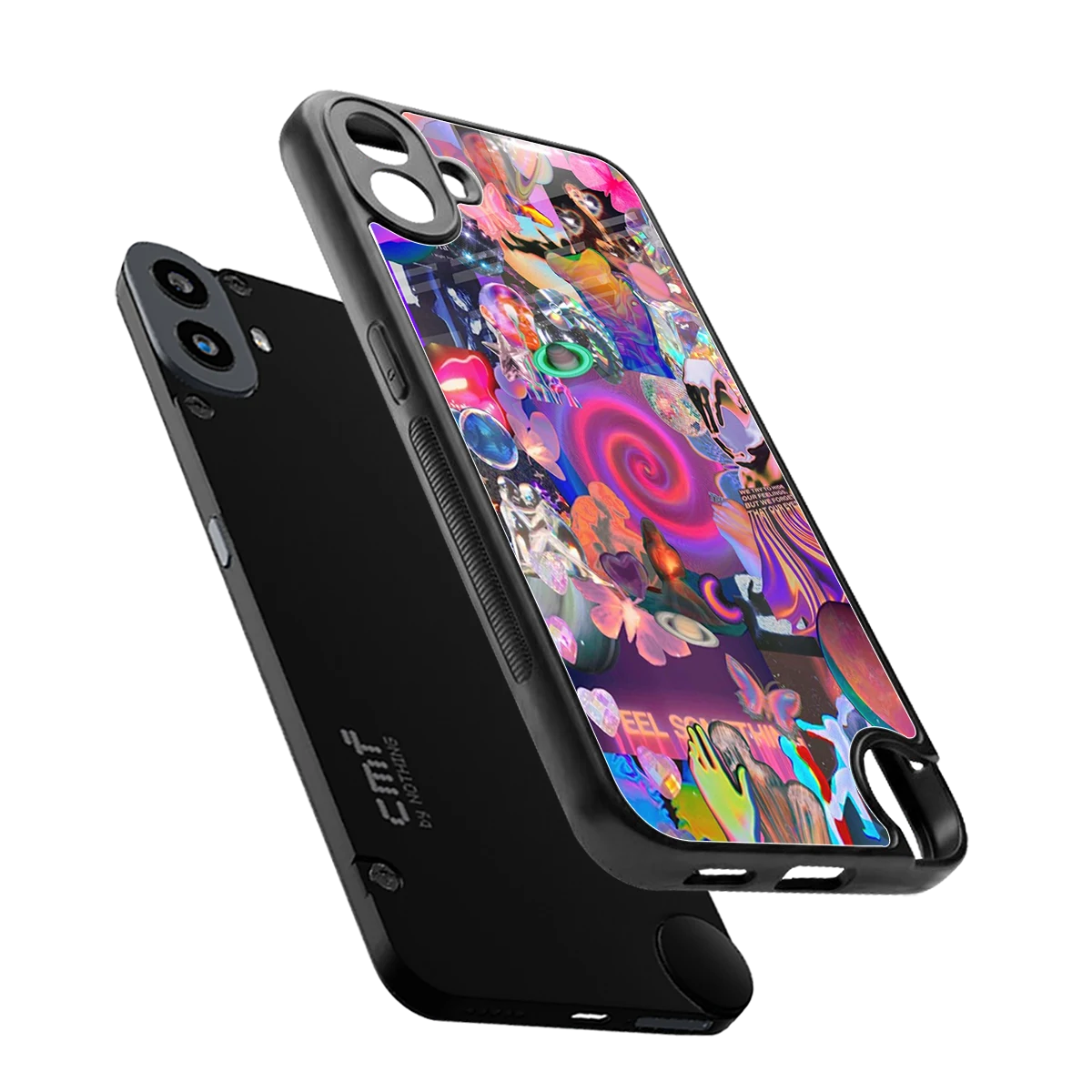 All You sleek cmf nothing phone 1 cover with tempered glass back and TPU edges