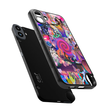 All You sleek cmf nothing phone 1 cover with tempered glass back and TPU edges