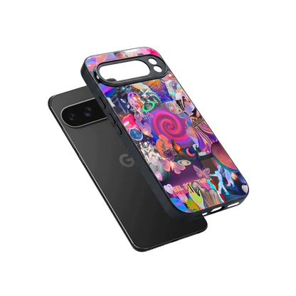 All You sleek google pixel 10 pro xl cover with tempered glass back and TPU edges
