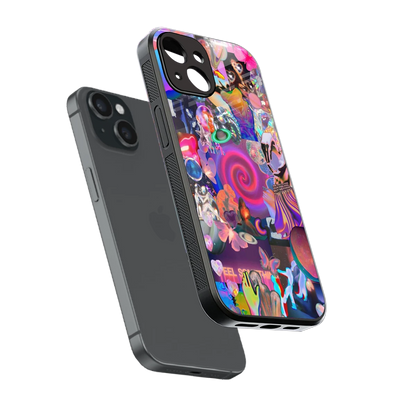 All You sleek iphone 13 mini cover with tempered glass back and TPU edges