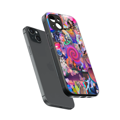 All You sleek iphone 14 plus cover with tempered glass back and TPU edges