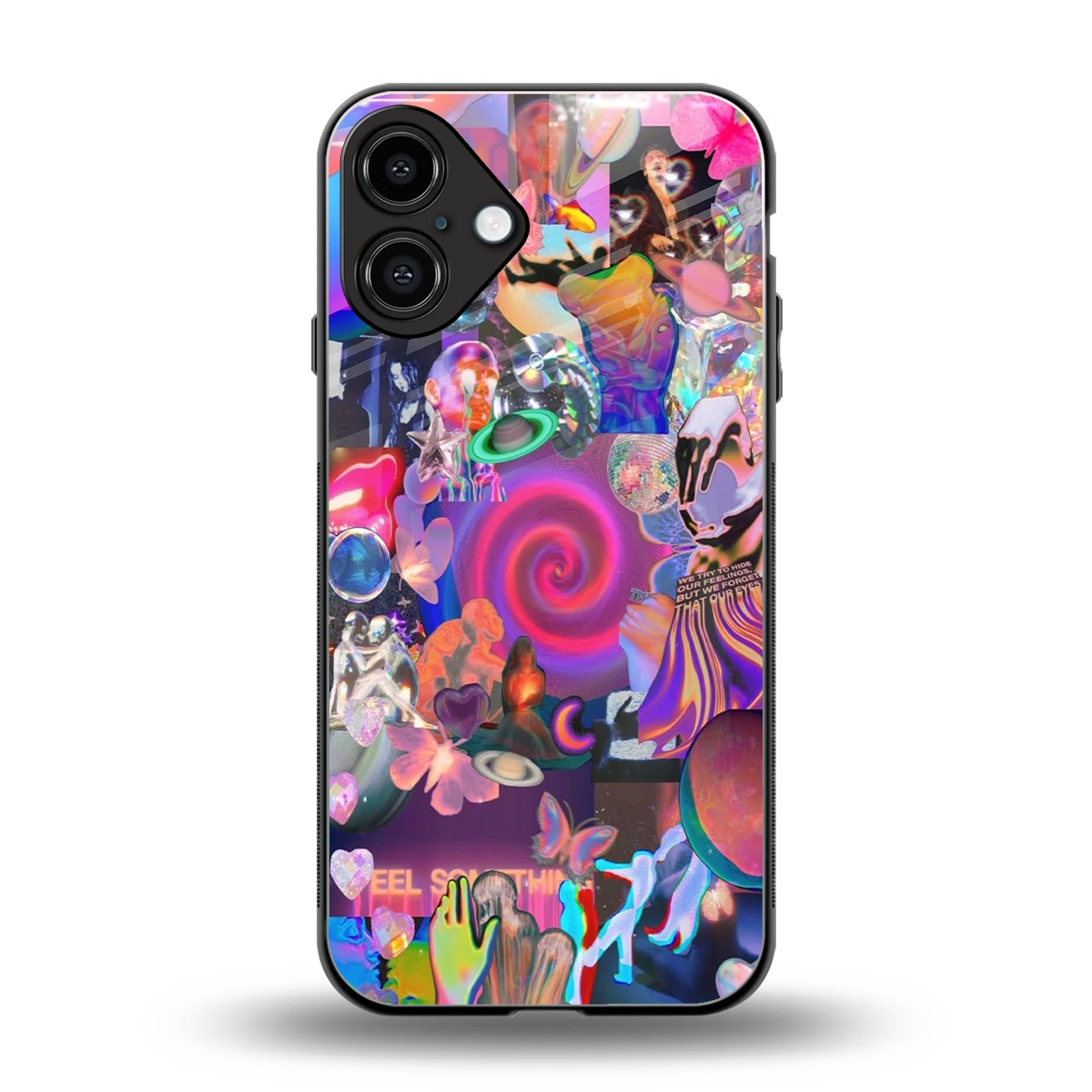 All You back phone cover | glass case for iphone 16 plus