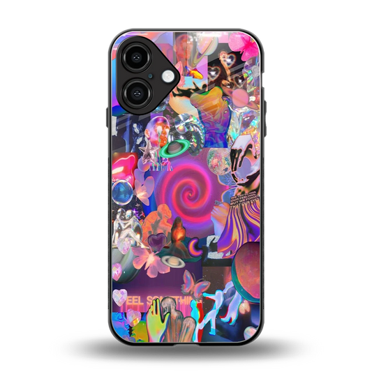 All You back phone cover | glass case for iphone 16 plus