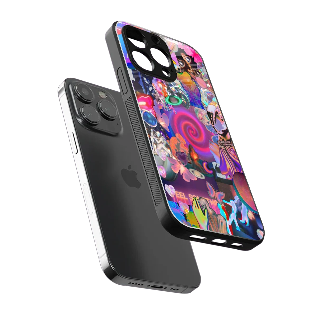 All You sleek iphone 16 pro max cover with tempered glass back and TPU edges