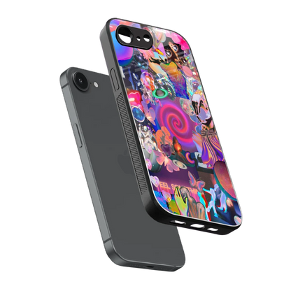 All You sleek iphone 16e cover with tempered glass back and TPU edges