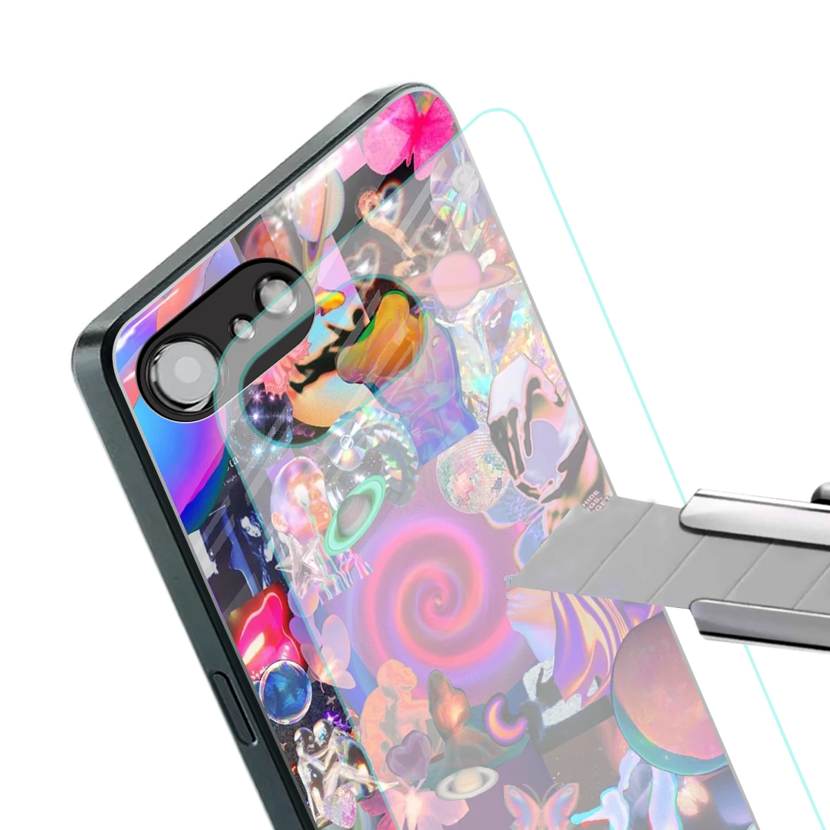 All You stylish phone case for iphone 16e | glossy glass and slim fit