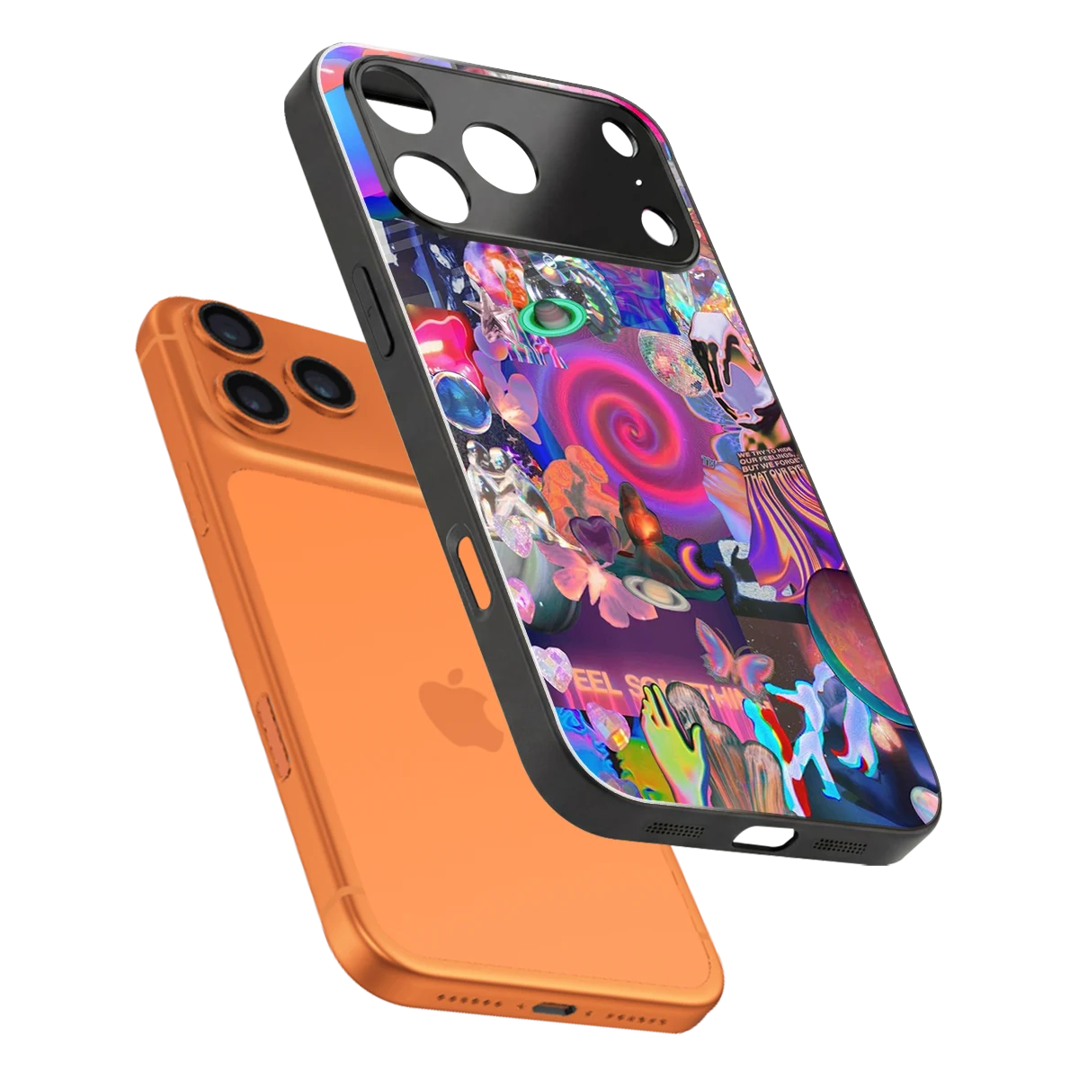 All You sleek iphone 17 pro cover with tempered glass back and TPU edges