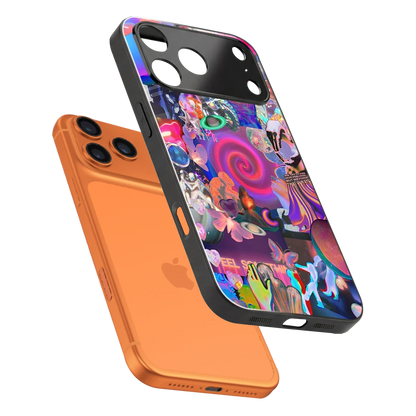All You sleek iphone 17 pro cover with tempered glass back and TPU edges