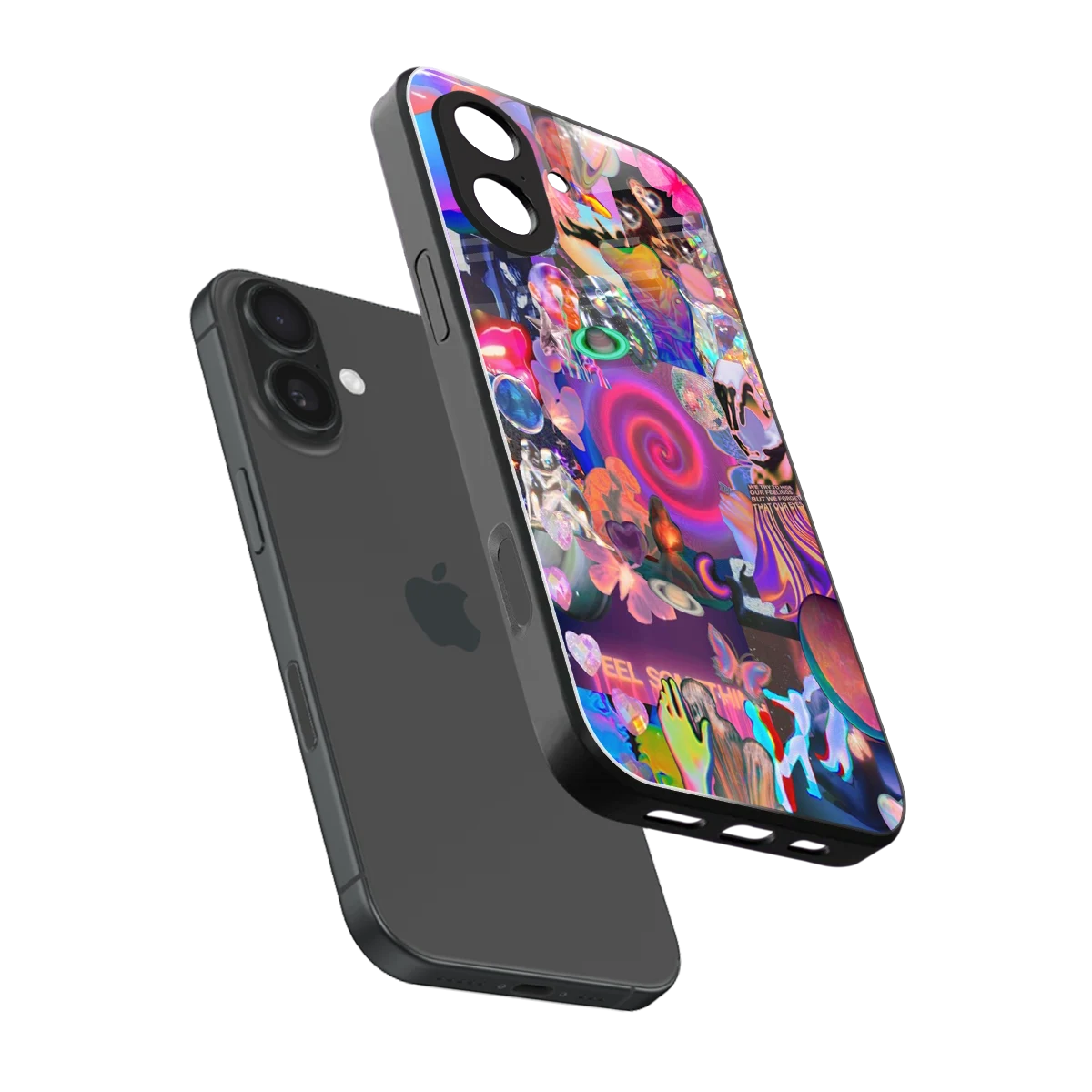 All You sleek iphone 17 cover with tempered glass back and TPU edges