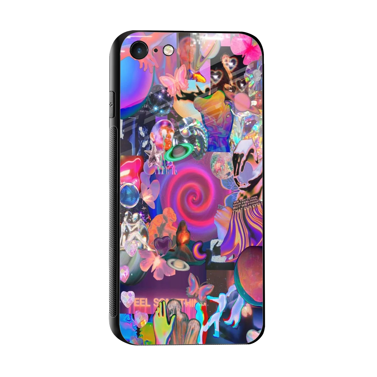 All You sleek iphone 7 cover with tempered glass back and TPU edges