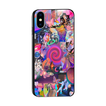All You sleek iphone xs cover with tempered glass back and TPU edges