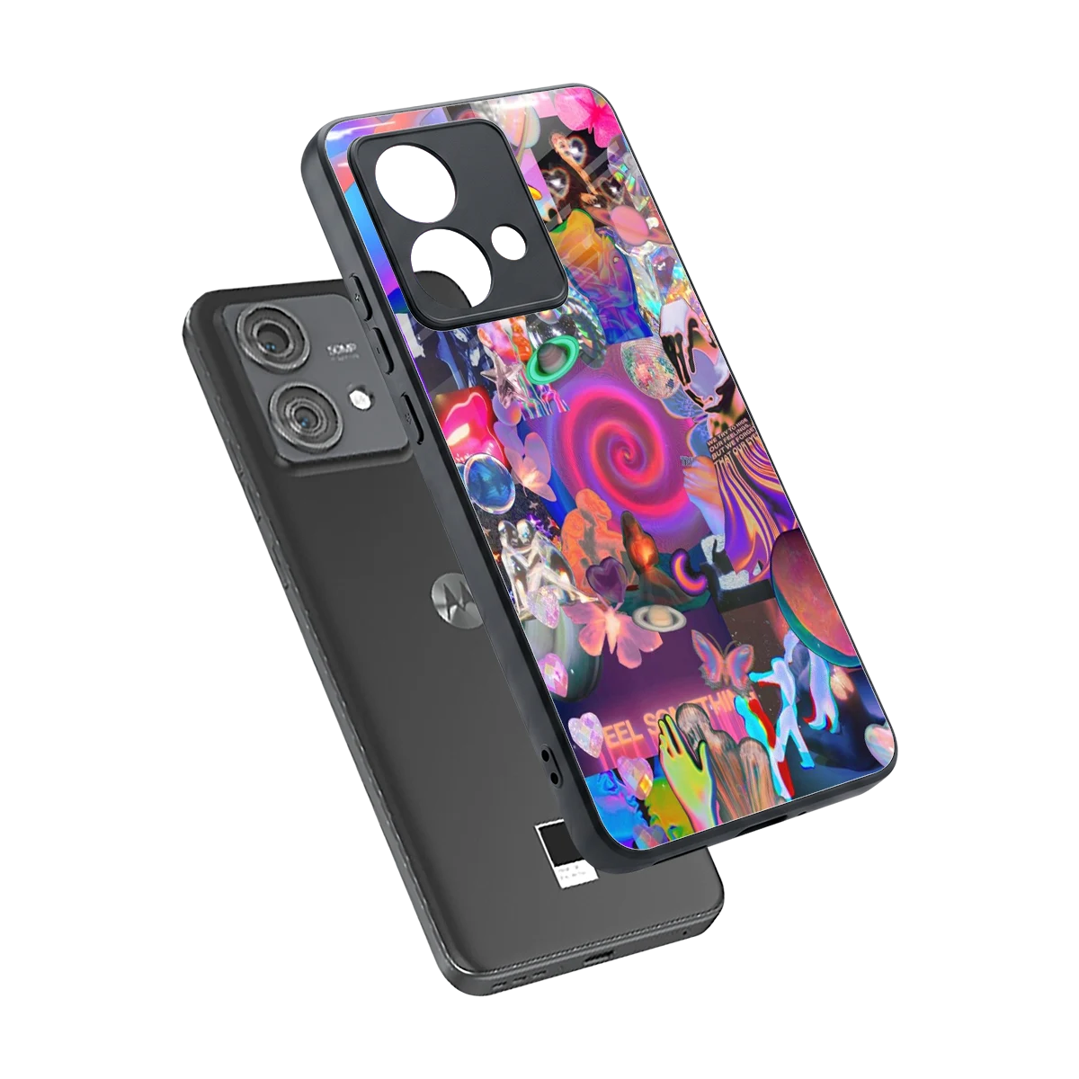 All You sleek motorola edge 40 neo 5g cover with tempered glass back and TPU edges
