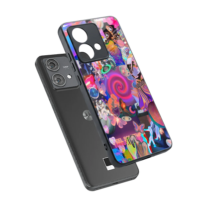 All You sleek motorola edge 40 neo 5g cover with tempered glass back and TPU edges