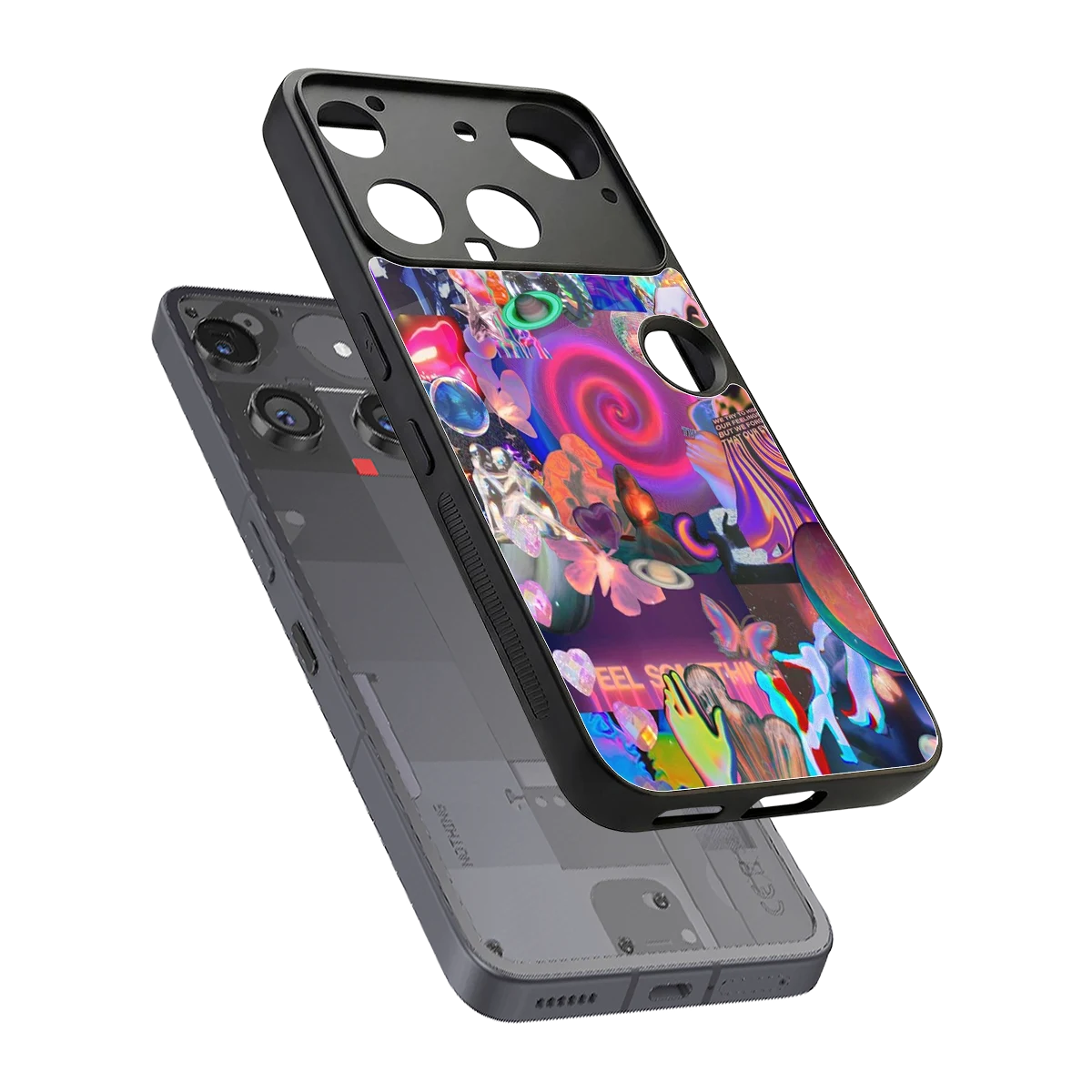 All You sleek nothing phone 3 cover with tempered glass back and TPU edges