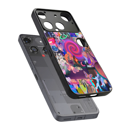 All You sleek nothing phone 3 cover with tempered glass back and TPU edges
