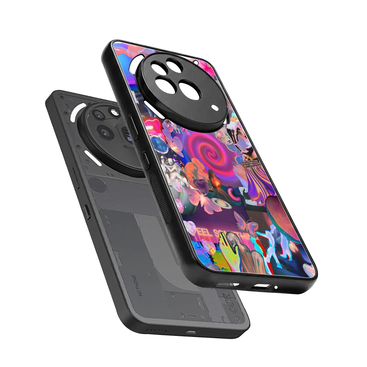 All You sleek nothing phone 3a pro cover with tempered glass back and TPU edges