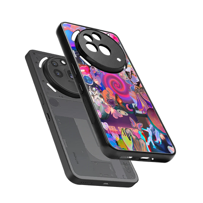 All You sleek nothing phone 3a pro cover with tempered glass back and TPU edges