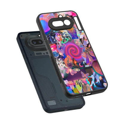 All You sleek nothing phone 4a cover with tempered glass back and TPU edges