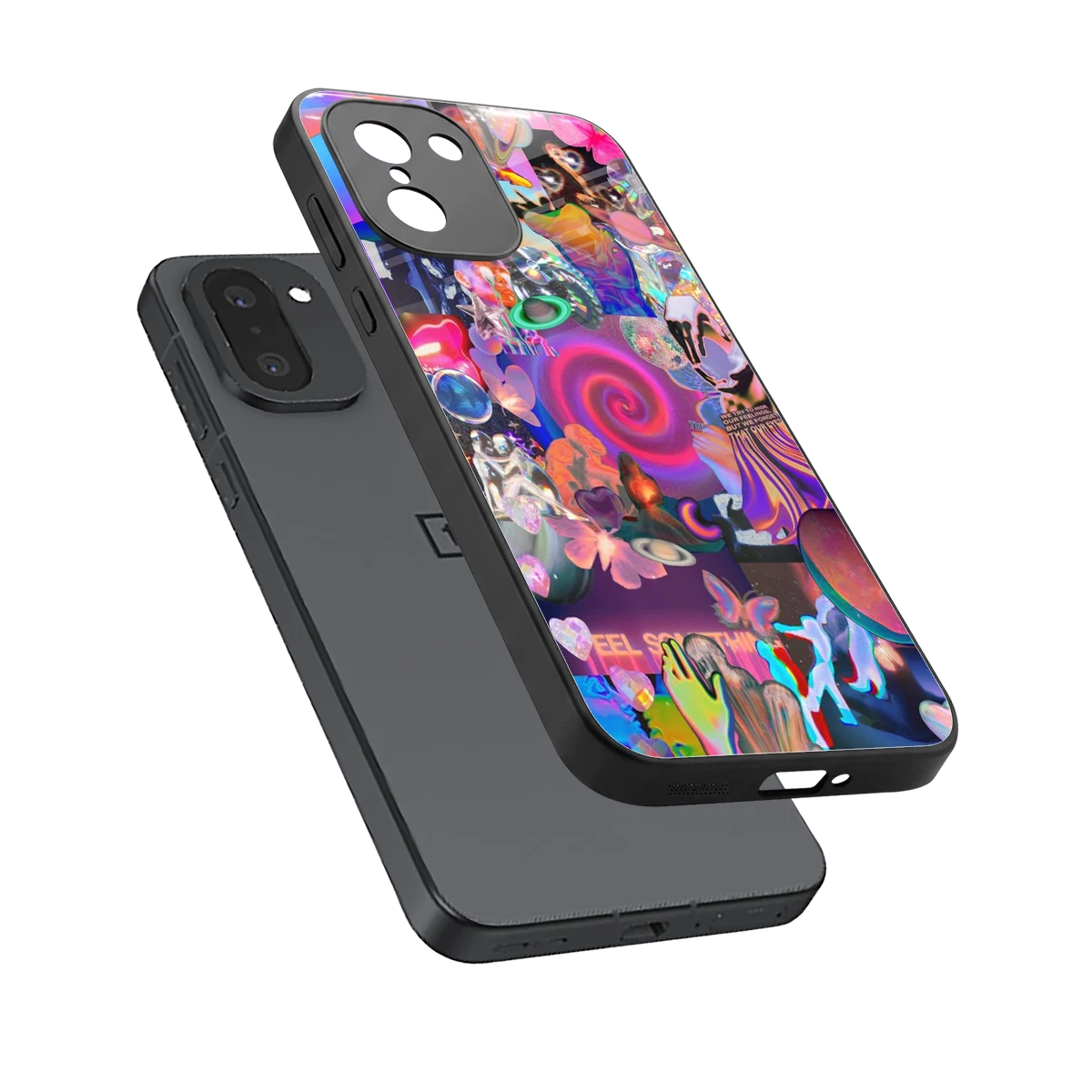 All You sleek oneplus 15r cover with tempered glass back and TPU edges